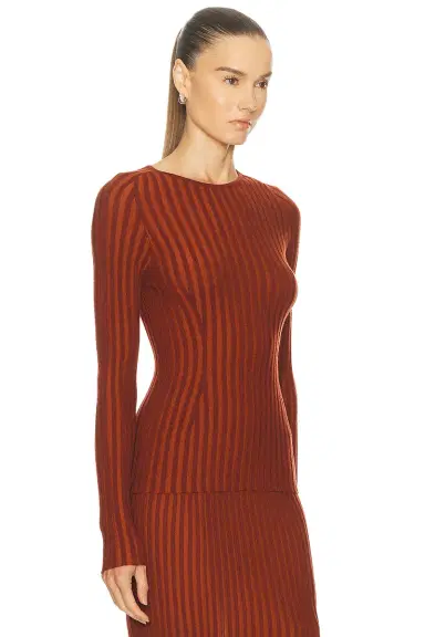 Gabriela Hearst Karlene Funnel Neck Top | Thumbnail 2