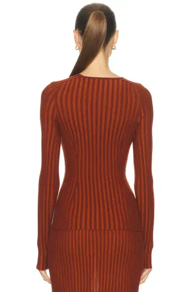Gabriela Hearst Karlene Funnel Neck Top | Thumbnail 3