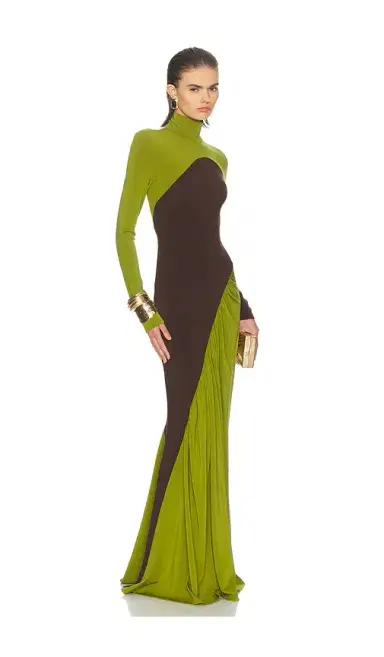 Helsa The Abstraction Color Blocked Jersey Dress | Thumbnail 2