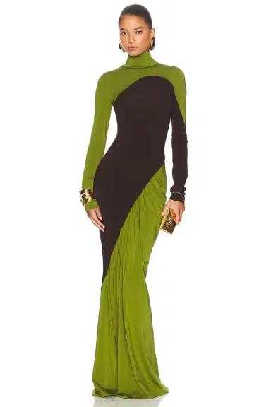 Helsa The Abstraction Color Blocked Jersey Dress | Thumbnail 3