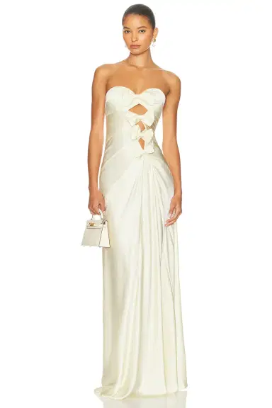 Helsa The Silk Faye Dress | Thumbnail 3 Helsa The Silk Faye Dress | Thumbnail 3