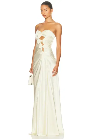 Helsa The Silk Faye Dress | Thumbnail 4 Helsa The Silk Faye Dress | Thumbnail 4