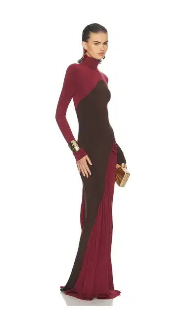 Helsa The Abstraction Color Blocked Jersey Dress | Thumbnail 2