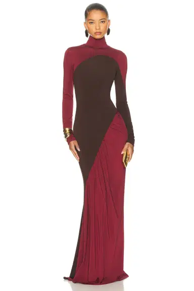 Helsa The Abstraction Color Blocked Jersey Dress | Thumbnail 3