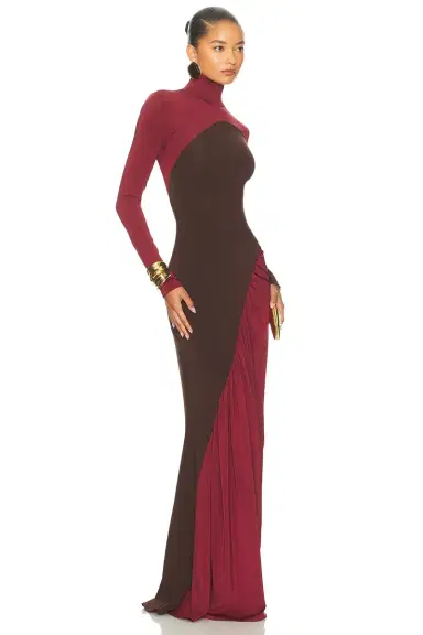 Helsa The Abstraction Color Blocked Jersey Dress | Thumbnail 4