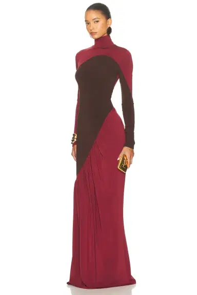 Helsa The Abstraction Color Blocked Jersey Dress | Thumbnail 5