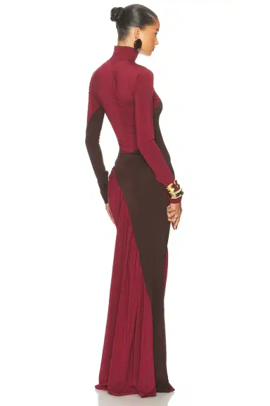 Helsa The Abstraction Color Blocked Jersey Dress | Thumbnail 7