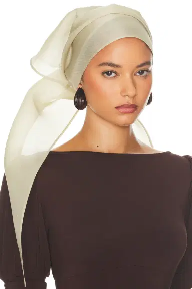 Helsa Silk Gazar Head Scarf | Thumbnail 4 Helsa Silk Gazar Head Scarf | Thumbnail 4