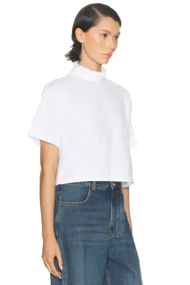 Alaïa Cropped T-Shirt | Thumbnail 2 Alaïa Cropped T-Shirt | Thumbnail 2