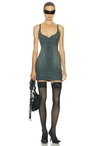 Balenciaga Corseted Mini Dress | Thumbnail 1