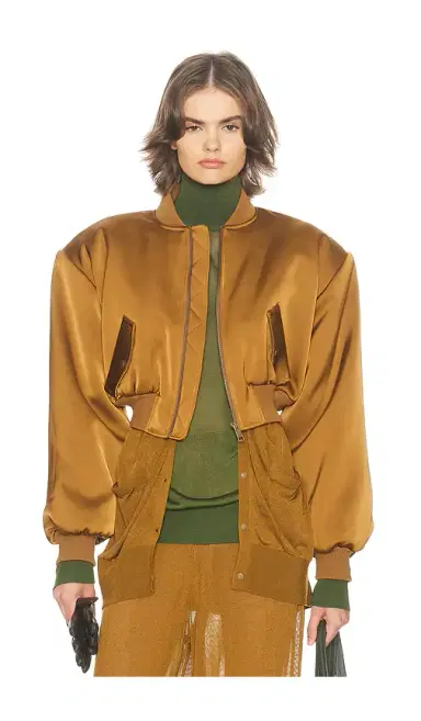 Helsa The Satin Puff Bomber | Thumbnail 1 Helsa The Satin Puff Bomber | Thumbnail 1