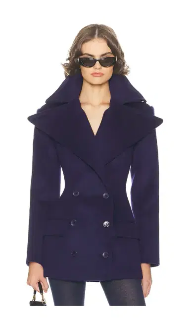 Helsa The Dramatic Collar Peacoat | Thumbnail 2