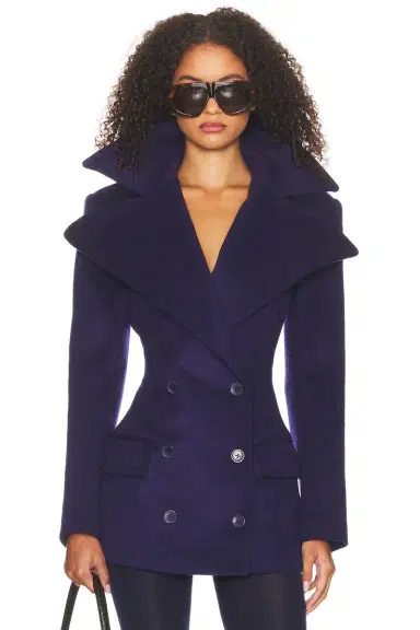 Helsa The Dramatic Collar Peacoat | Thumbnail 4