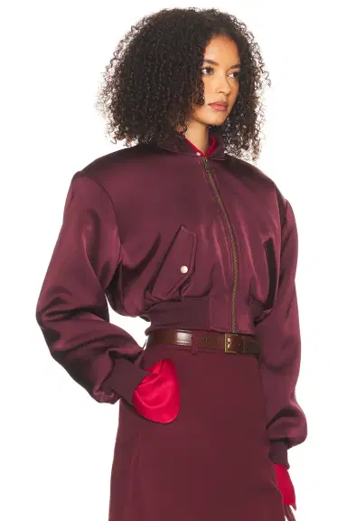 Helsa The Satin Puff Bomber | Thumbnail 2 Helsa The Satin Puff Bomber | Thumbnail 2