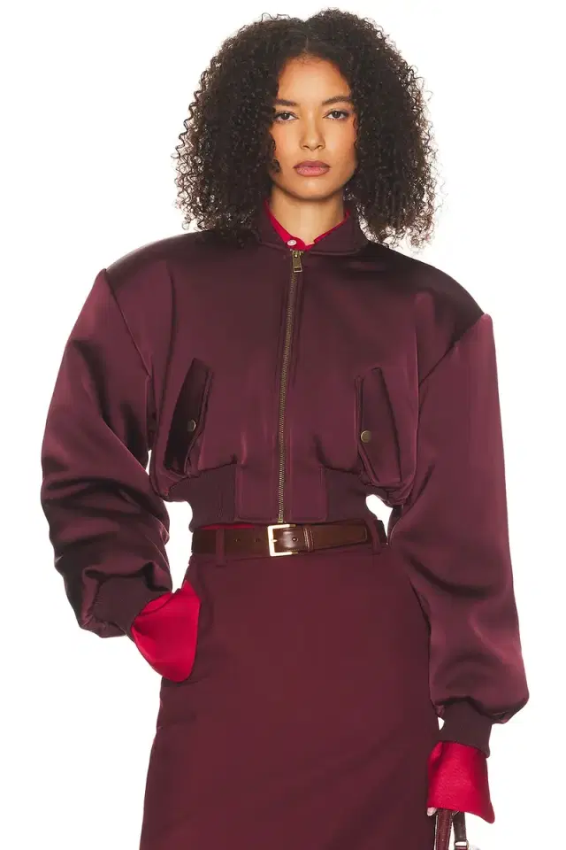 Helsa The Satin Puff Bomber
