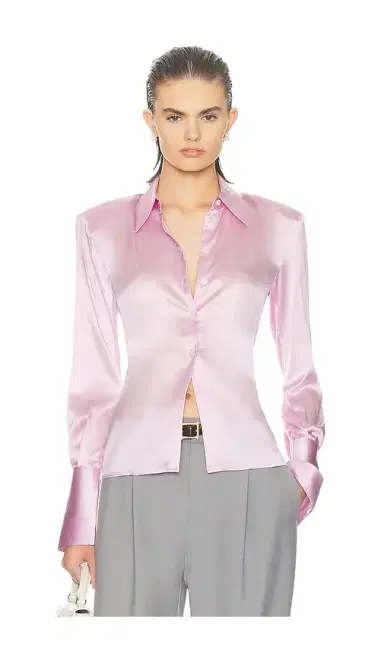 Helsa The Silk Charmeuse Shirt | Thumbnail 5