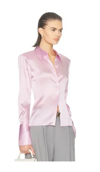Helsa The Silk Charmeuse Shirt | Thumbnail 6