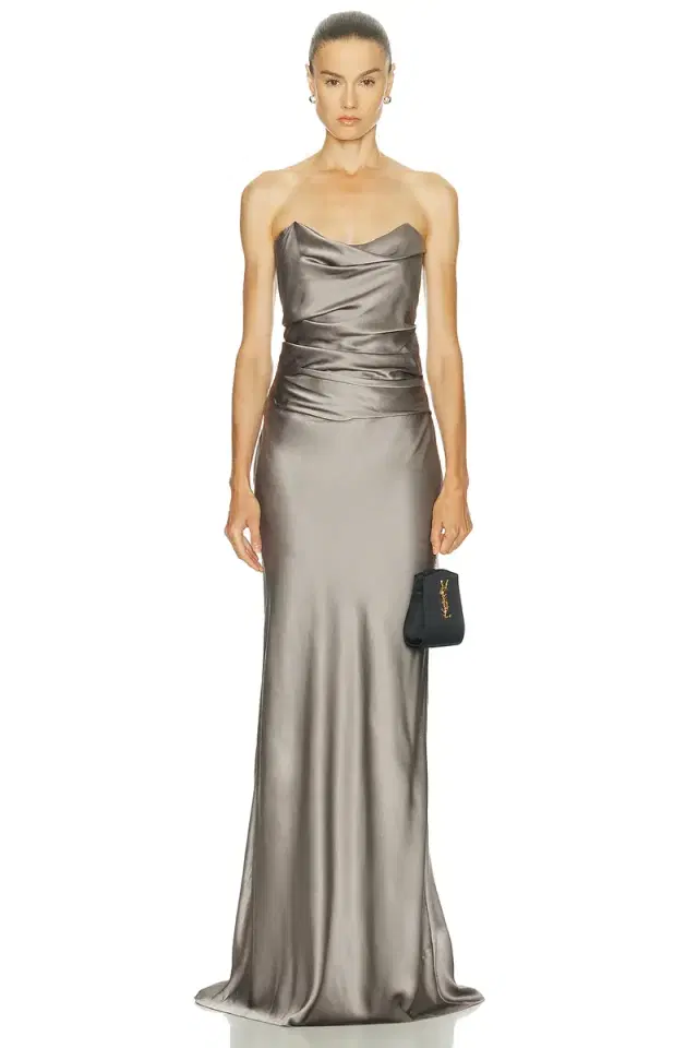 The Sei Cowl Bustier Gown