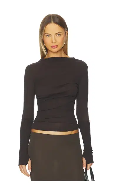 ENZA COSTA Cashmere Twist Top | Thumbnail 1