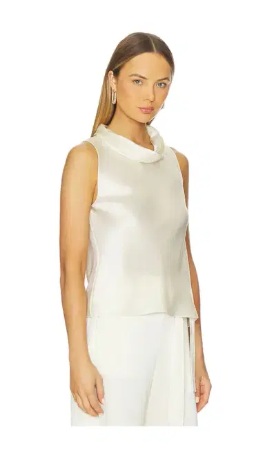 LESET Barb Sleeveless Cowl Neck | Thumbnail 2
