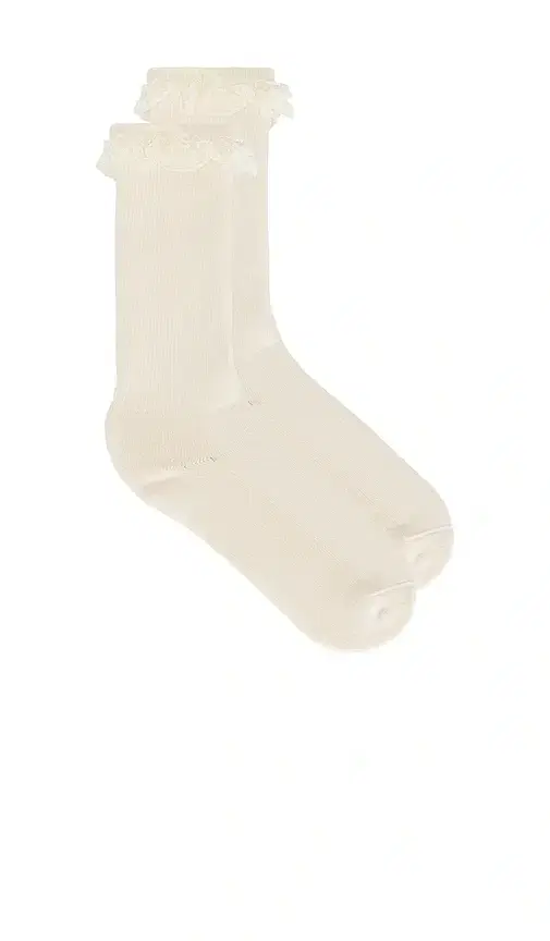 Tanner Fletcher Lace Trim House Socks