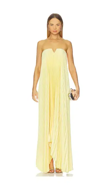 L'Idée Black Tie Gown - Butter | Thumbnail 2