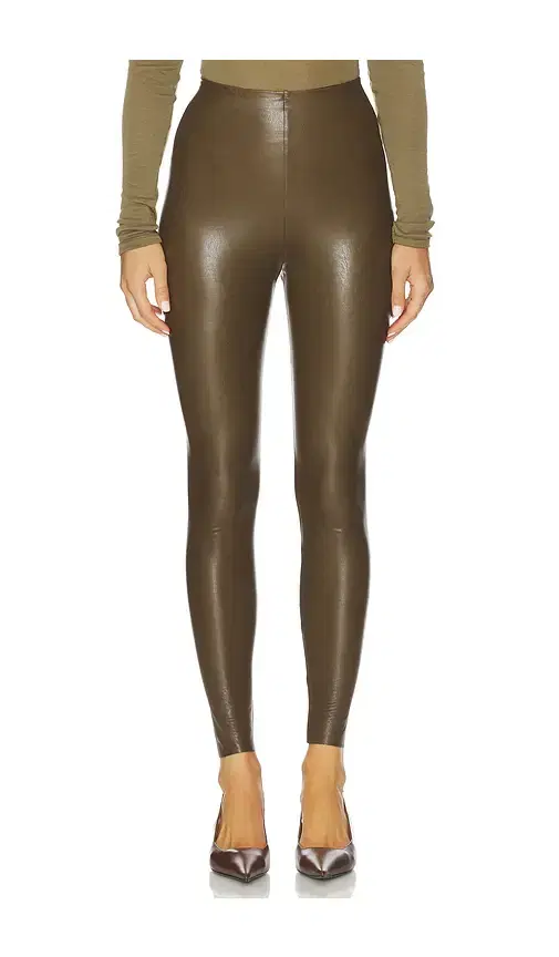 Faux Leather Legging