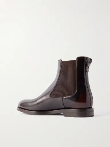 Manolo Blahnik Sempione Manny Polished-Leather Chelsea Boots - Men | Thumbnail 4 Manolo Blahnik Sempione Manny Polished-Leather Chelsea Boots - Men | Thumbnail 4