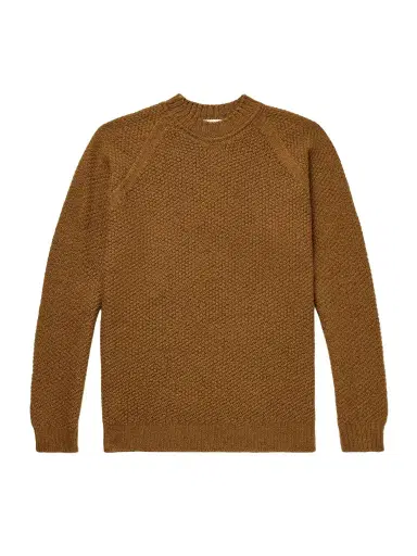 John Smedley Textured-Knit Wool Sweater - Men | Thumbnail 1