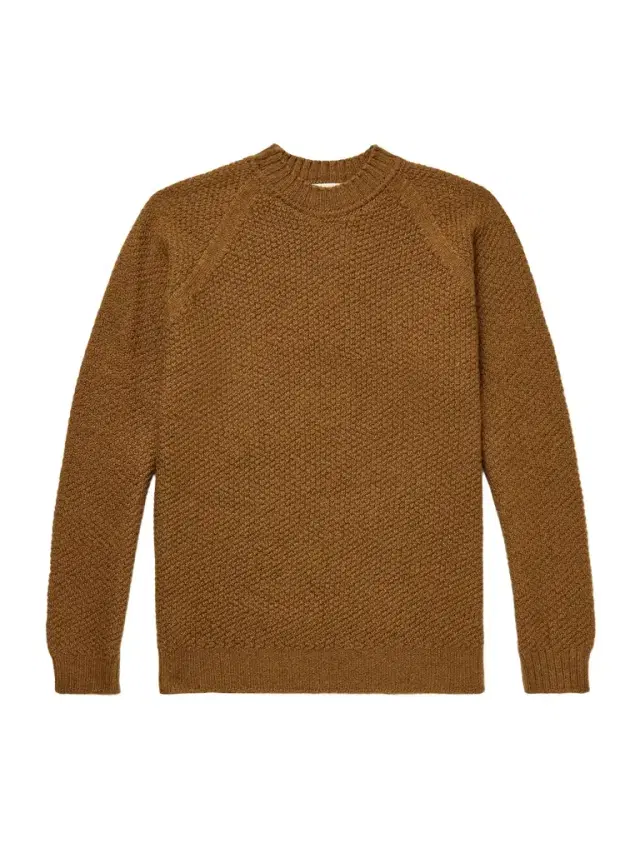 John Smedley Textured-Knit Wool Sweater - Men