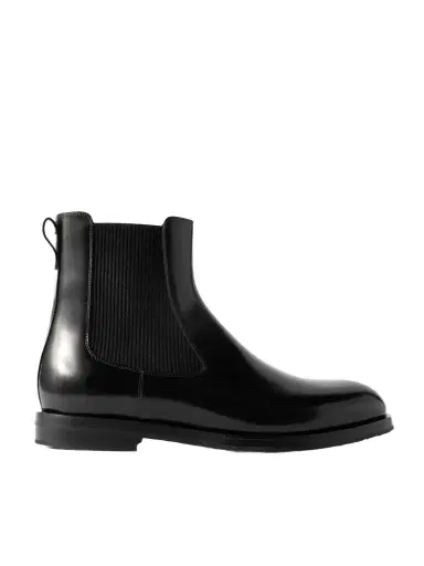 Manolo Blahnik Sempione Manny Polished-Leather Chelsea Boots - Men | Thumbnail 1 Manolo Blahnik Sempione Manny Polished-Leather Chelsea Boots - Men | Thumbnail 1