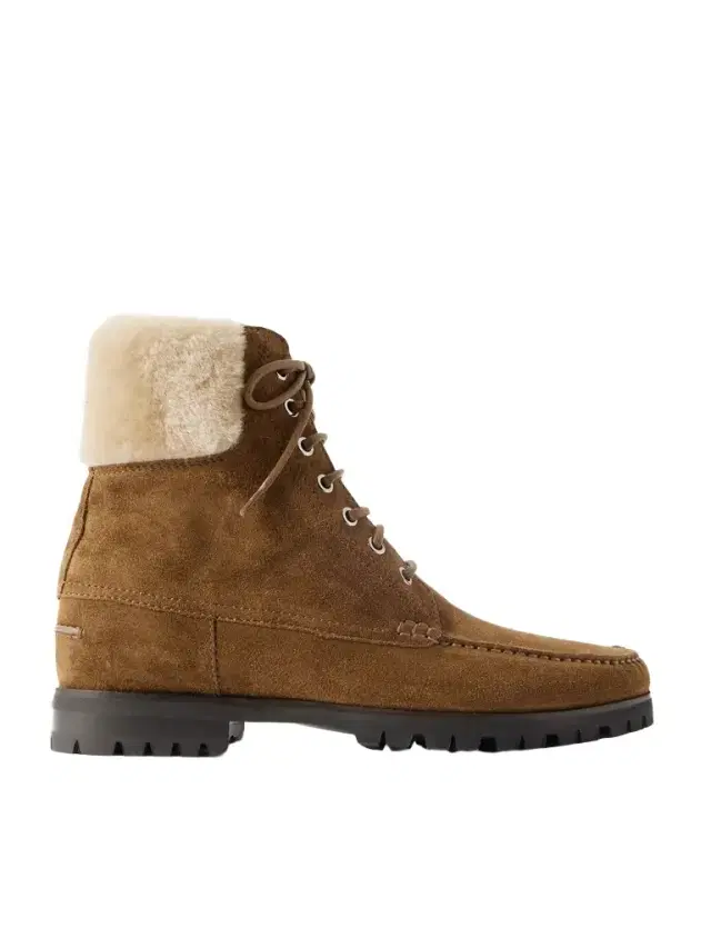 Sycamore Shearling-Trimmed Suede Boots - Men