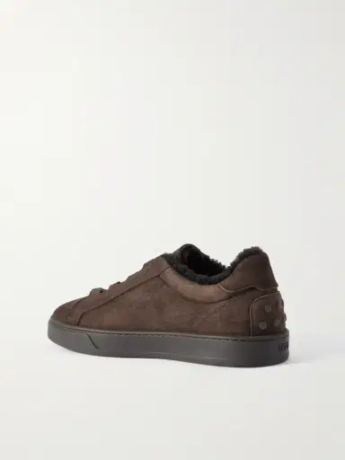 Tod's Shearling-Lined Suede Sneakers - Men | Thumbnail 4 Tod's Shearling-Lined Suede Sneakers - Men | Thumbnail 4