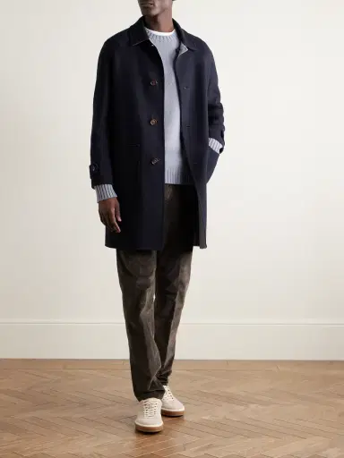 ELEVENTY Reversible Wool-Felt Coat - Men | Thumbnail 2 ELEVENTY Reversible Wool-Felt Coat - Men | Thumbnail 2