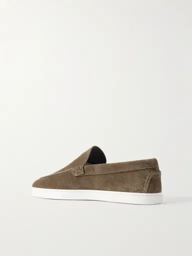 Christian Louboutin Moonboat Suede Loafers - Men | Thumbnail 4 Christian Louboutin Moonboat Suede Loafers - Men | Thumbnail 4