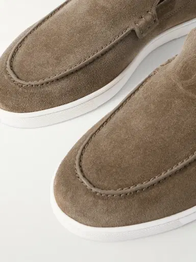 Christian Louboutin Moonboat Suede Loafers - Men | Thumbnail 5 Christian Louboutin Moonboat Suede Loafers - Men | Thumbnail 5