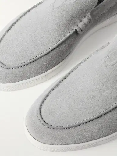 Christian Louboutin Moonboat Suede Loafers - Men | Thumbnail 5