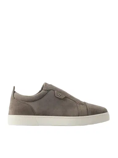 Christian Louboutin St Louis Suede Slip-On Sneakers - Men | Thumbnail 1 Christian Louboutin St Louis Suede Slip-On Sneakers - Men | Thumbnail 1