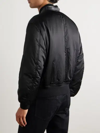 Tom Ford Silk-Satin Padded Bomber Jacket - Men | Thumbnail 3