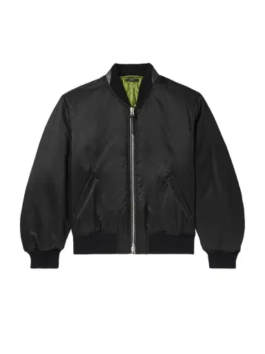 Tom Ford Silk-Satin Padded Bomber Jacket - Men | Thumbnail 1