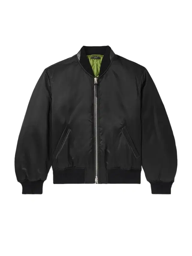 Silk-Satin Padded Bomber Jacket - Men