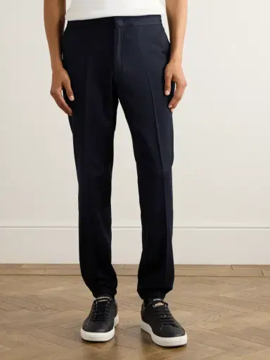 Zegna Tapered Wool Trousers - Men | Thumbnail 3 Zegna Tapered Wool Trousers - Men | Thumbnail 3