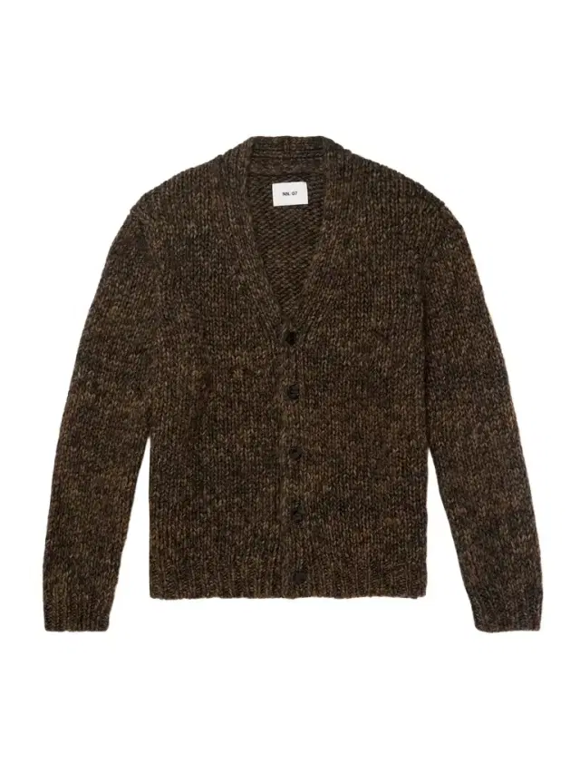 Osky 60008 Wool-Blend Cardigan - Men
