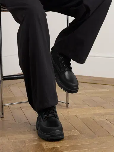 Canada Goose Keystone Rubber-Trimmed Leather and Twill Boots - Men | Thumbnail 2 Canada Goose Keystone Rubber-Trimmed Leather and Twill Boots - Men | Thumbnail 2