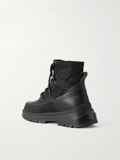Canada Goose Keystone Rubber-Trimmed Leather and Twill Boots - Men | Thumbnail 4 Canada Goose Keystone Rubber-Trimmed Leather and Twill Boots - Men | Thumbnail 4