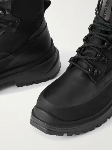 Canada Goose Keystone Rubber-Trimmed Leather and Twill Boots - Men | Thumbnail 5 Canada Goose Keystone Rubber-Trimmed Leather and Twill Boots - Men | Thumbnail 5