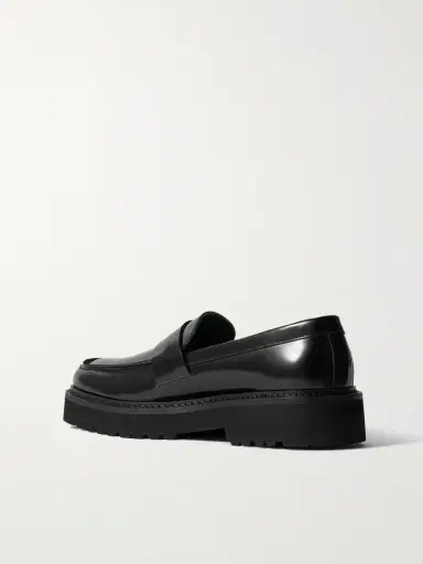 Vinny's Peeters Glossed-Leather Loafers - Men | Thumbnail 4