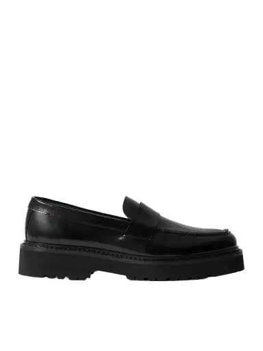 Vinny's Peeters Glossed-Leather Loafers - Men | Thumbnail 1
