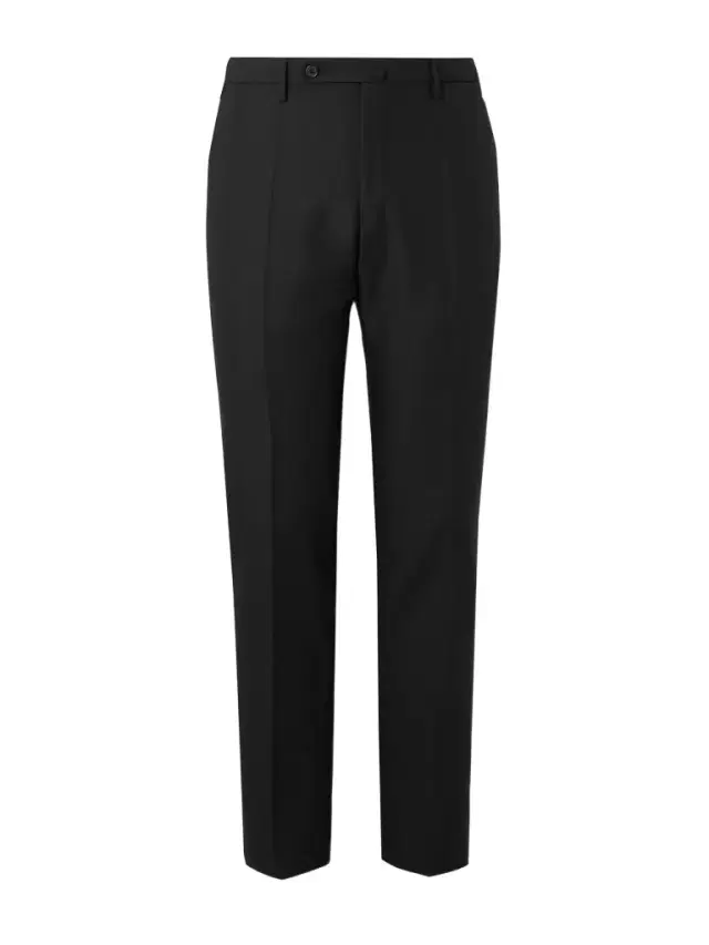 Incotex Slim-Fit Wool and Mohair-Blend Trousers - Men