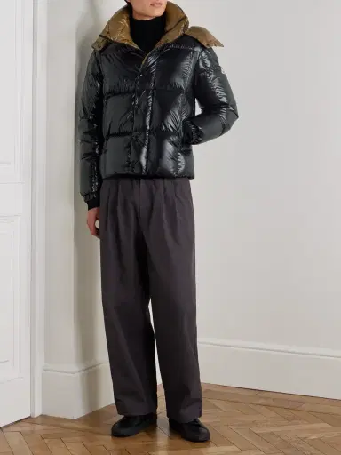 Moncler Parana Logo-Appliquéd Quilted Nylon Hooded Down Jacket - Men | Thumbnail 2 Moncler Parana Logo-Appliquéd Quilted Nylon Hooded Down Jacket - Men | Thumbnail 2